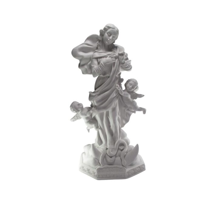 Figura Virgen Desatadora de Nudos Blanco 30 CM