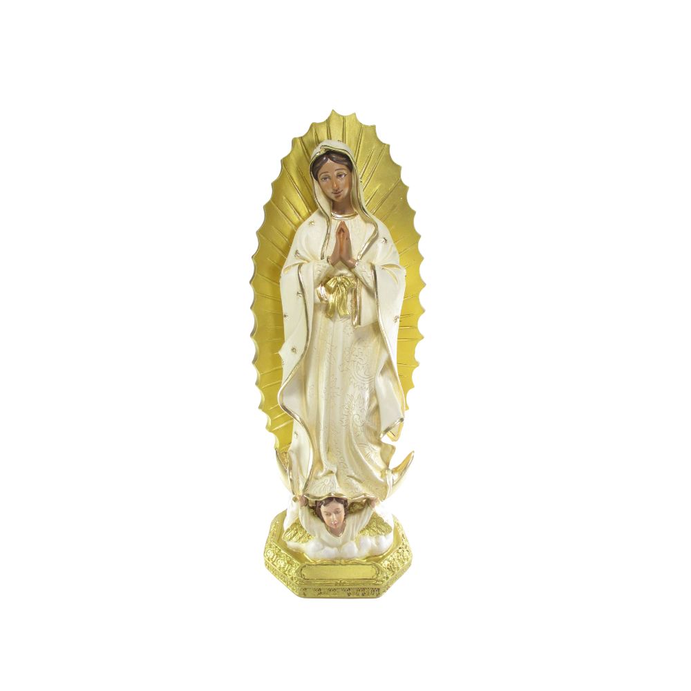 Figura Virgen de Guadalupe Bicolor 30 CM