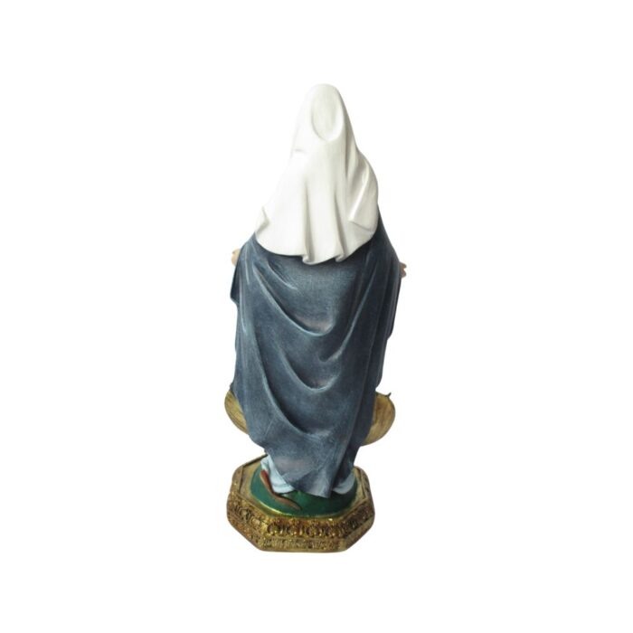 Figura Virgen Medalla Milagrosa Color 22 CM